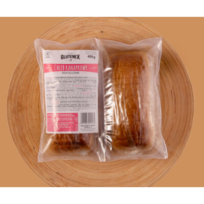 Glutenex szeletelt kenyér 400g