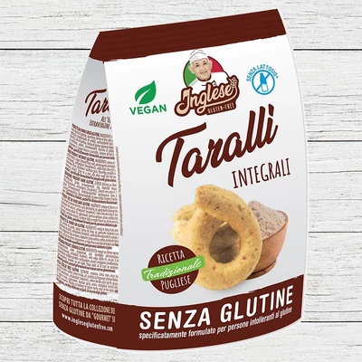 Inglese gluténmentes teljes kiőrlésű sós karika 180g