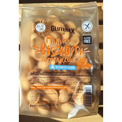 Glutenex gluténmentes mini narancsos piskóta 85g
